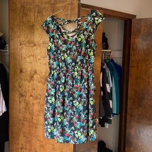 Green Floral Dress